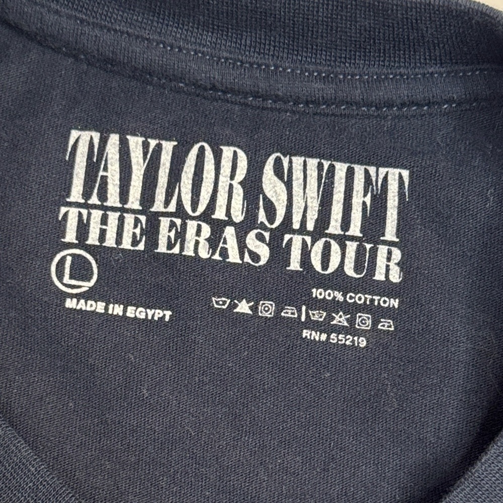 Taylor Swift The Eras Tour Long Sleeve T-shirt, 100% Cotton- size L - Picture 12 of 12